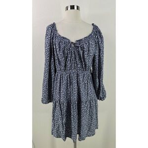 Old Navy Blue Floral Mini Dress